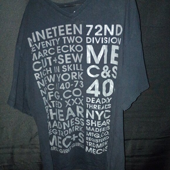 MARC ECKO LIMITED EDITION BLACK 5XB 100% COTTON T-SHIRT IN EXCELLENT CONDITION - Picture 1 of 8